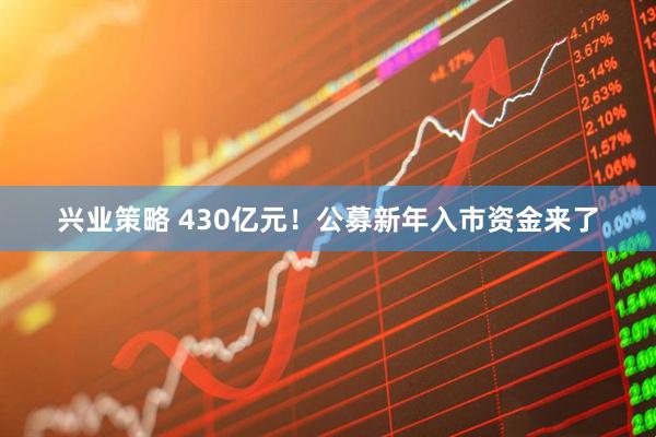 兴业策略 430亿元！公募新年入市资金来了